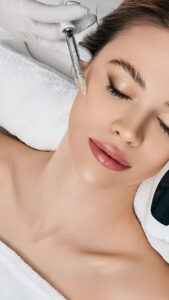 procedimentos estéticos eficazes, aplicação