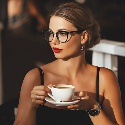 Mulher elegante e bonita